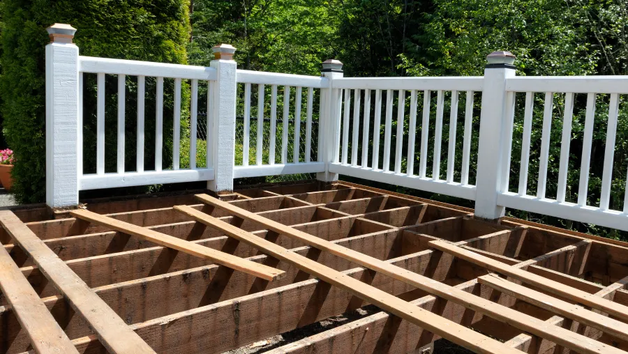 deck install frame deck install frame